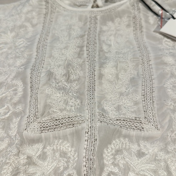 ZARA COLLECTION 2022 - NWT - EMBROIDERED BLOUSE - WHITE - Picture 3 of 9